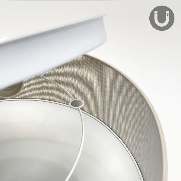 Mennyezeti lámpa SIRJA 1xE27/15W/230V, átmérő 35 cm, bézs