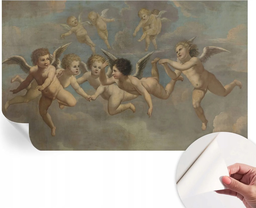 Öntapadós tapéta Falfestmény Prémium angyalfigurák 416x254 cm
