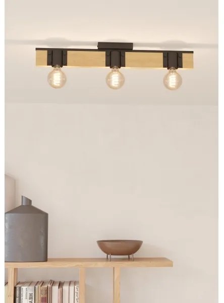 Eglo 43901 - Mennyezeti lámpa BAILRIGG 3xE27/40W/230V