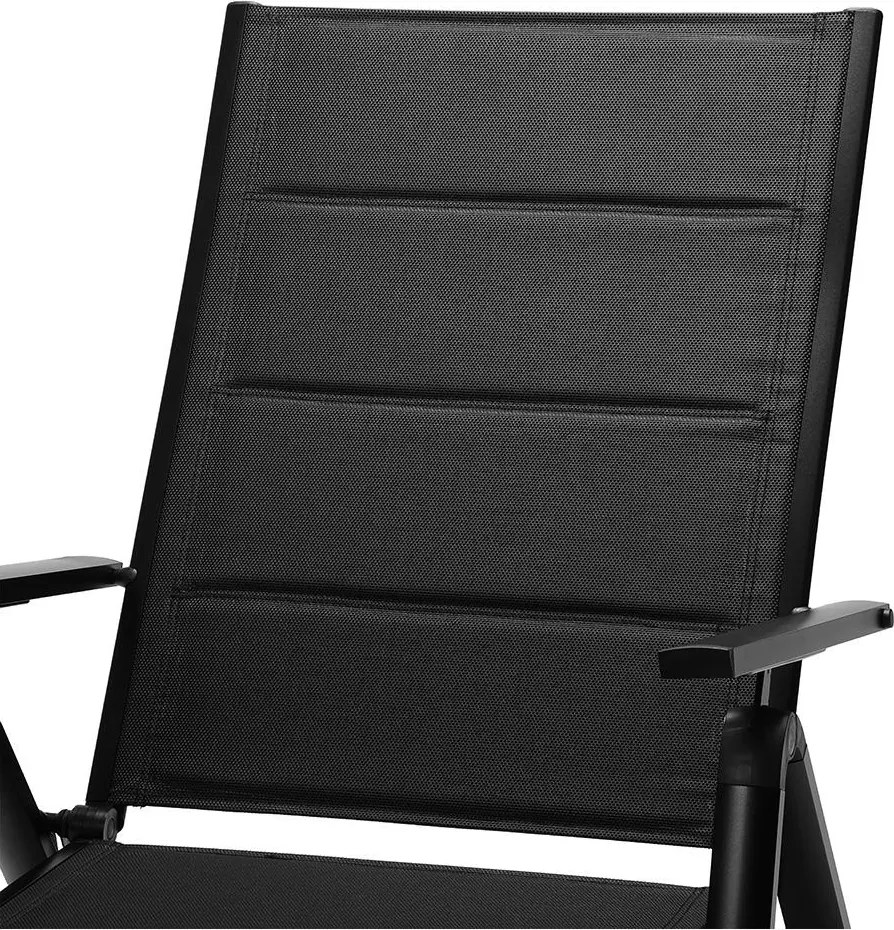 Avenberg RIVIERA Állítható relaxációs nyugágy szett, 2db, fekete