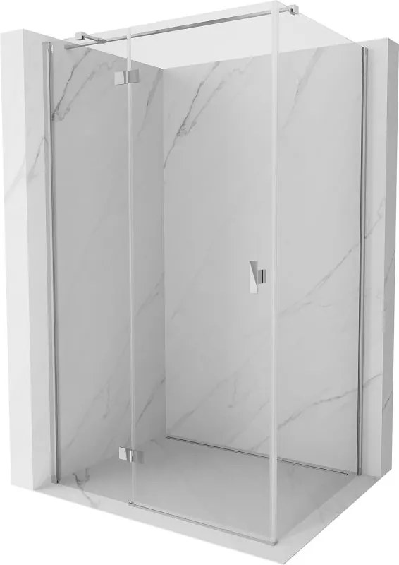 Mexen Mist-H T nyíló zuhanykabin balos 75 x 85 cm, átlátszó, króm - 8A5T-075-085-01-00-L