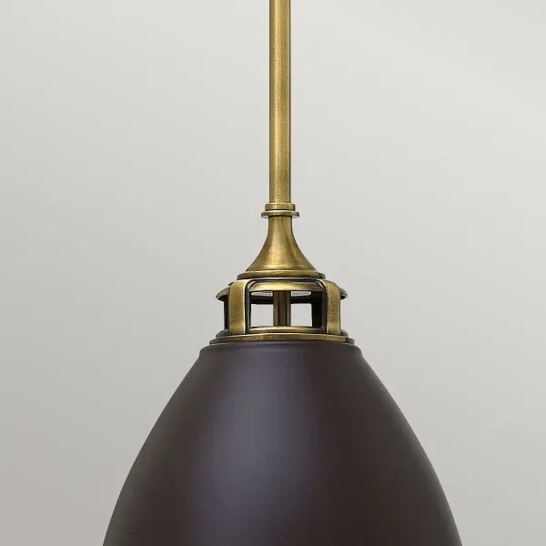 Hinkley HK-AMELIA-P-M-RB - Csillár rúdon AMELIA 1xE27/60W/230V bronz