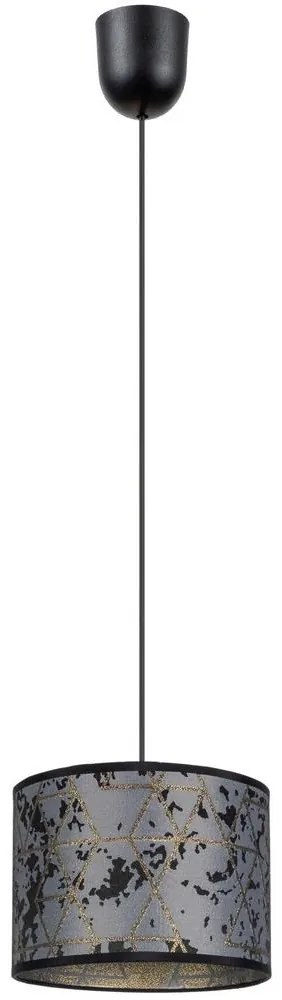 Csillár zsinóron REZO 1xE27/60W/230V szürke