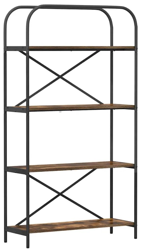 Könyvespolc Füstölt tölgy 80 x 30 x 146 cm Faanyag