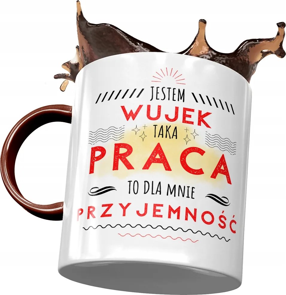 Bordó bögre Bácsi bácsinak Ajándék fényképes nyomtatással