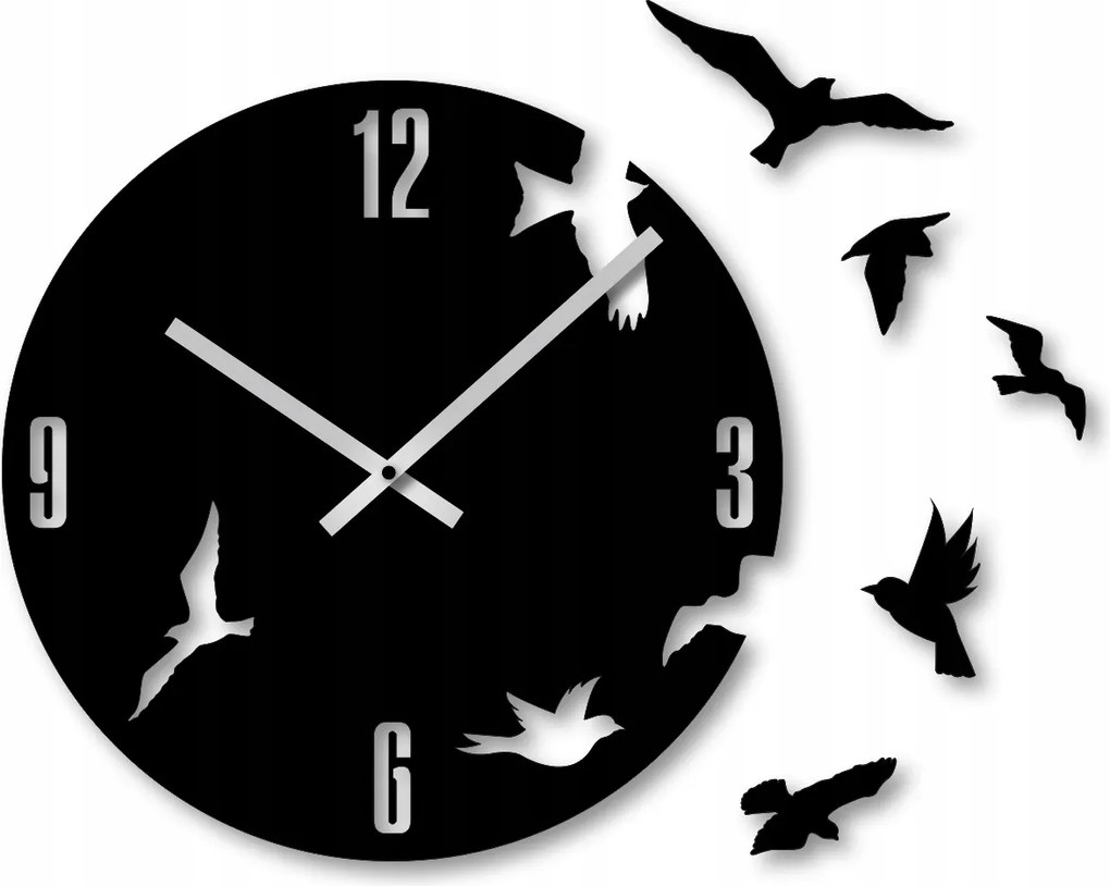 Falióra 60 cm Falióra Nagy Áttört Óra Madarak Madár