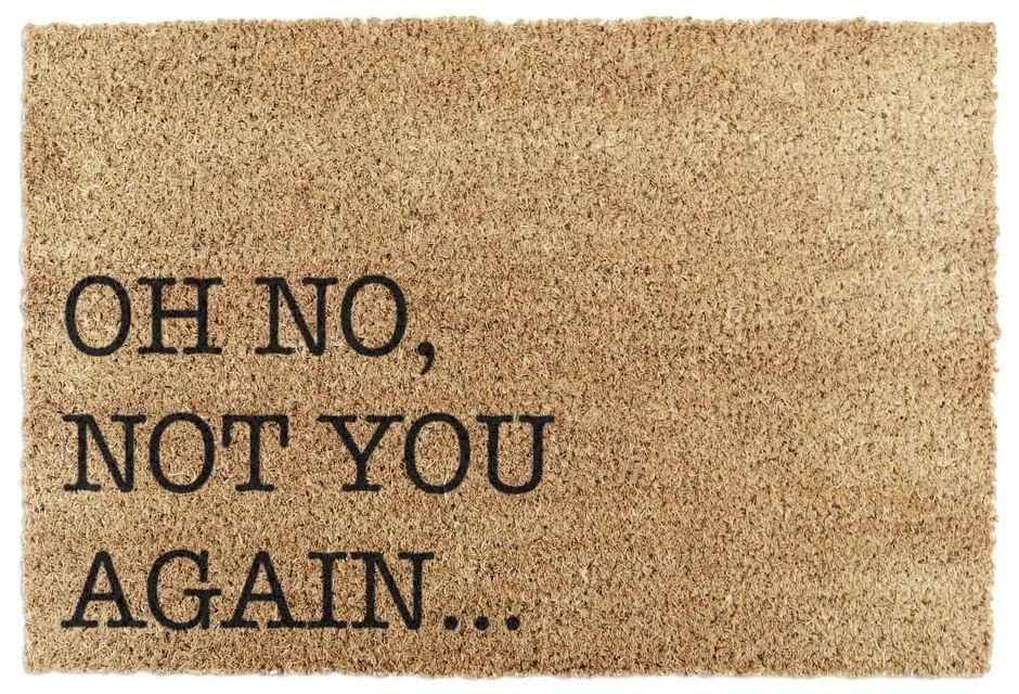 Kókuszrost lábtörlő 40x60 cm Oh No Not You Again – Artsy Doormats