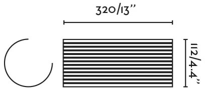 FARO 63436 - Fali lámpa TRAMA 2xE14/7W/230V fehér