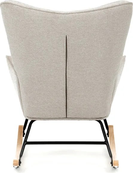 Hintaszék, bézs, szövet, AK-373 CRM2