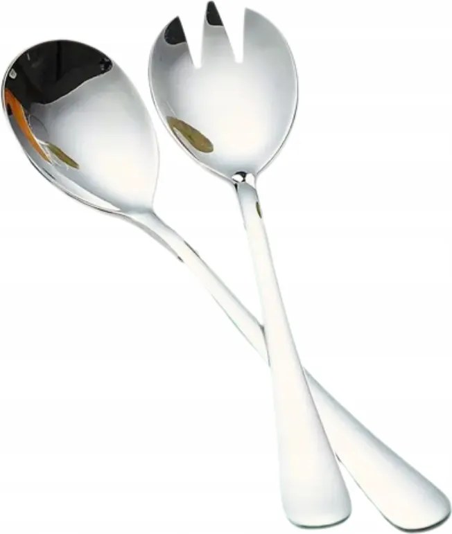 Salátalapát kanál Ezüst rozsdamentes acél 20 cm