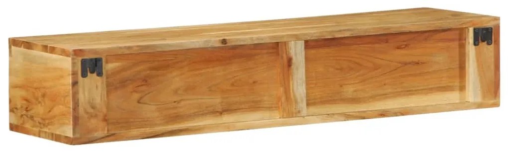 tömör akácfa falra szerelhető TV-szekrény 100x30x19 cm