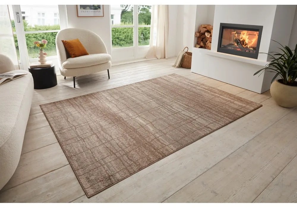 Barna-bézs szőnyeg 160x235 cm Terrain – Hanse Home
