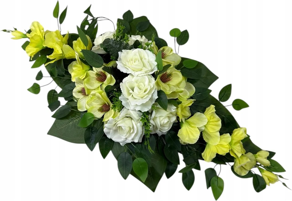 Csokor Nád Kompozíció Sír Temető Művirágok