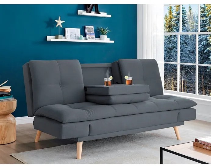 Háromszemélyes Kanapé, Szürke Szövet. ASB-4720 GREY2