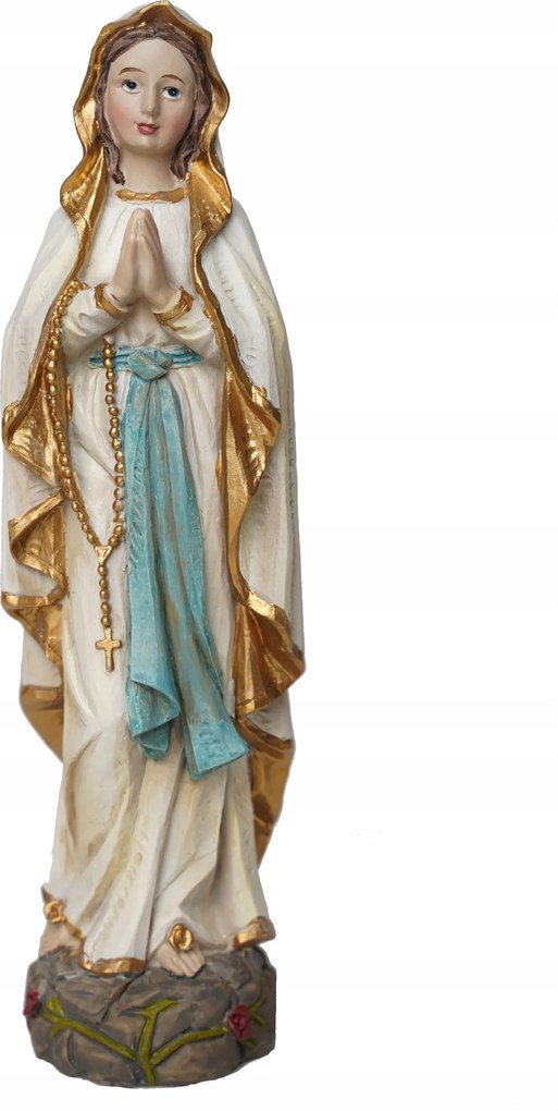 Lourdes-i Szűzanya Madonna figura 19cm
