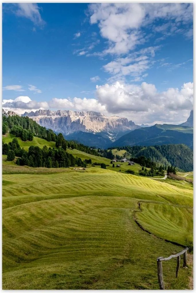 Poszterek 80x120 Bárányok a hegyi réten