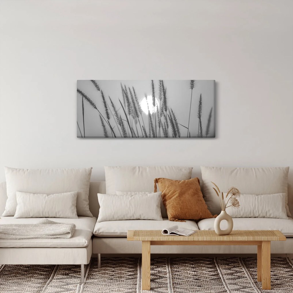 Kép - Mező naplementében (120x50 cm)
