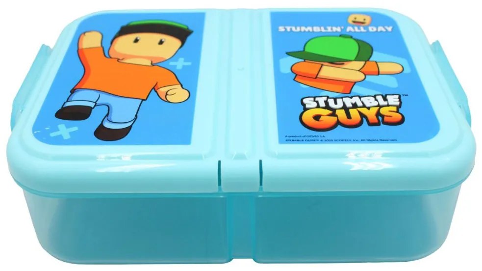 Stumble Guys All Day több rekeszes uzsonnás doboz, szendvicsdoboz
