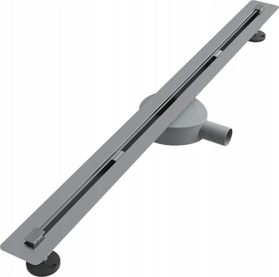 Proline 100 cm inox lineáris lefolyó csempe alá Gamma acél