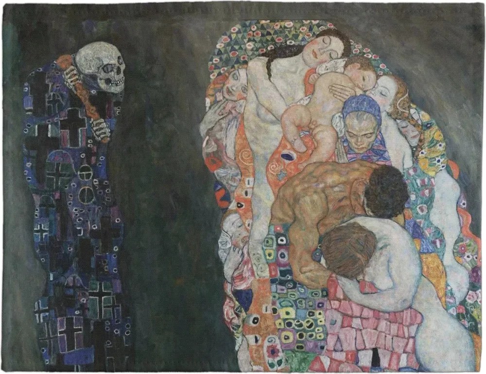Asztali alátét Halál és élet Gustav Klimt