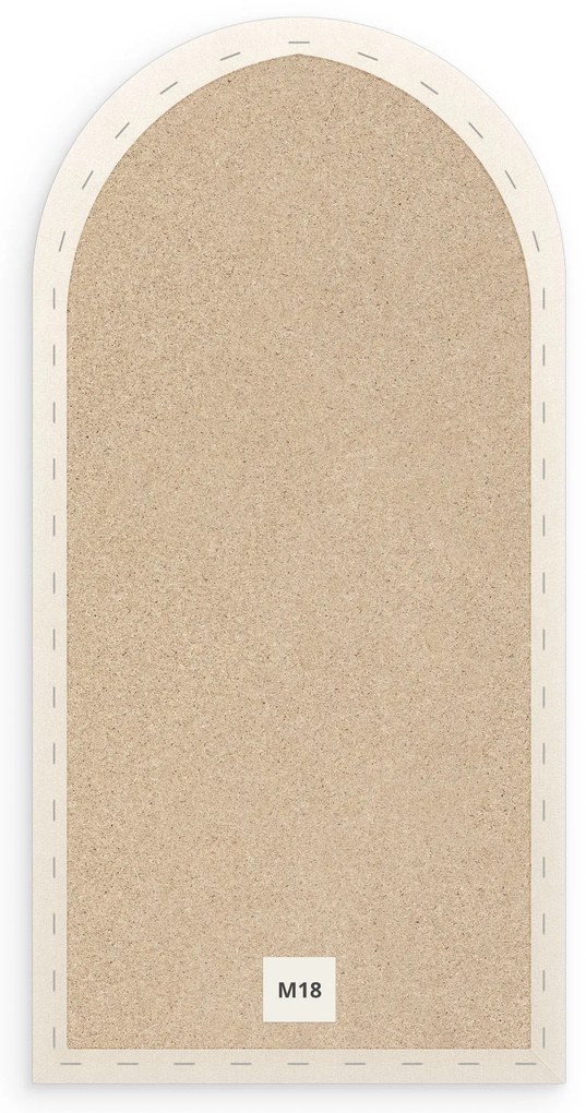 Bársony kárpitozott panel - Íves - 30x80cm Szín: Rózsaszín