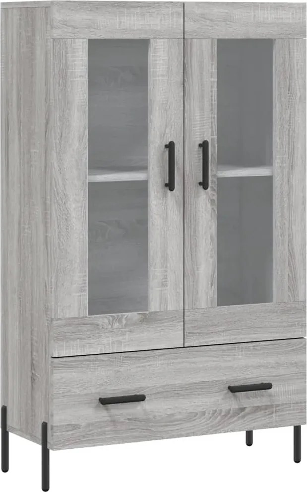 vidaXL szürke sonoma szerelt fa magasszekrény 69,5 x 31 x 115 cm