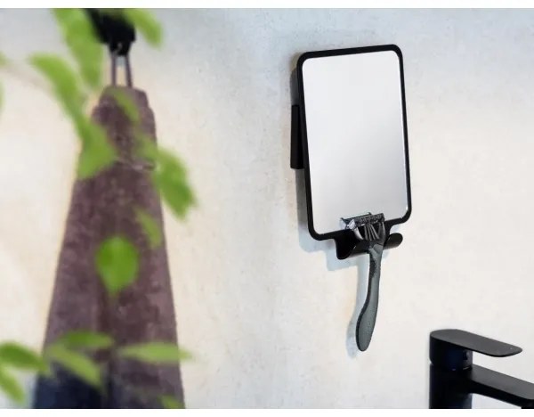 WENKO 71449800 - VACUUM-LOC QUADRO ED tükör 14x19,5 cm fekete