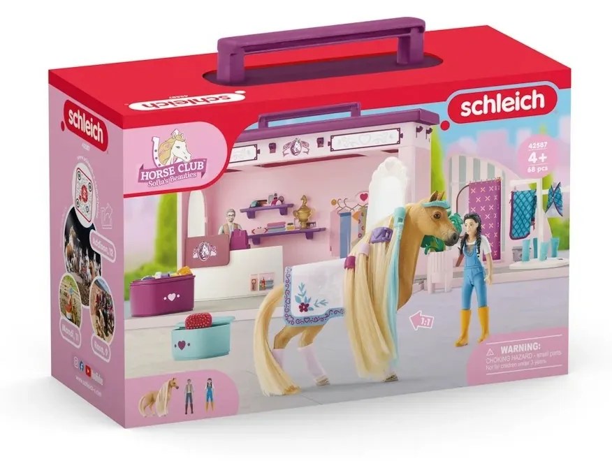 Schleich 42587 Mobil butik lovaknak, 29 x 18,6 x 11,8 cm