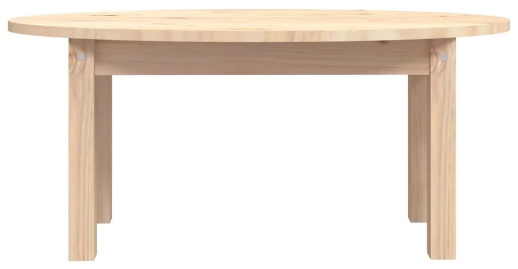 Tömör fenyőfa dohányzóasztal 80x40x35 cm