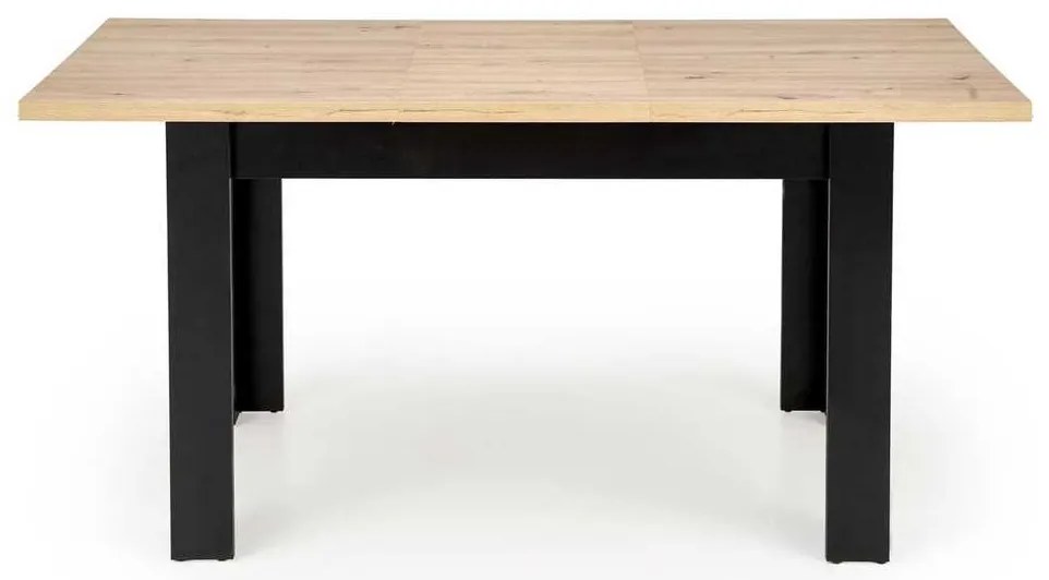 Aseado étkezőasztal, artisan tölgy / fekete