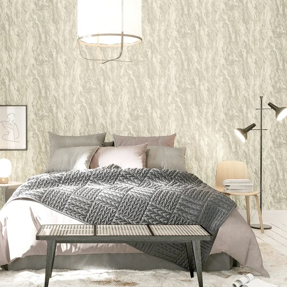 Arthouse Signature 2 Luxe Texture bézs-fehér márvány mintás vlies tapéta – 299100