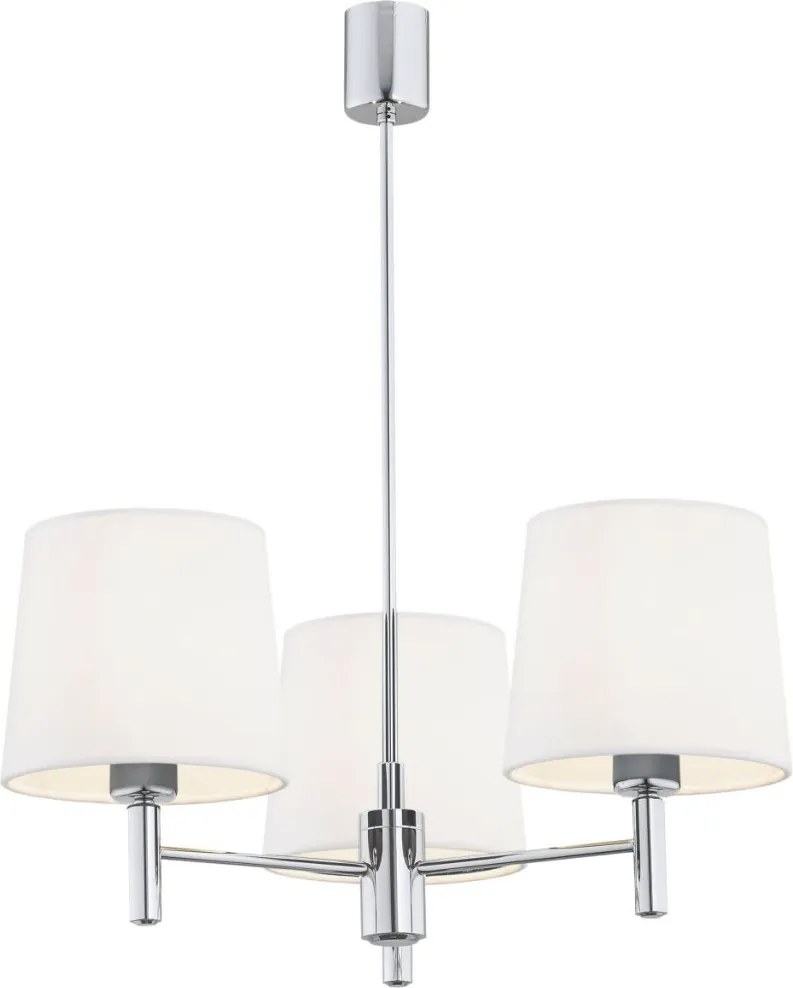 ARGON 6108 BOLZANO Modern Csillár Króm, Fekete E27 IP20