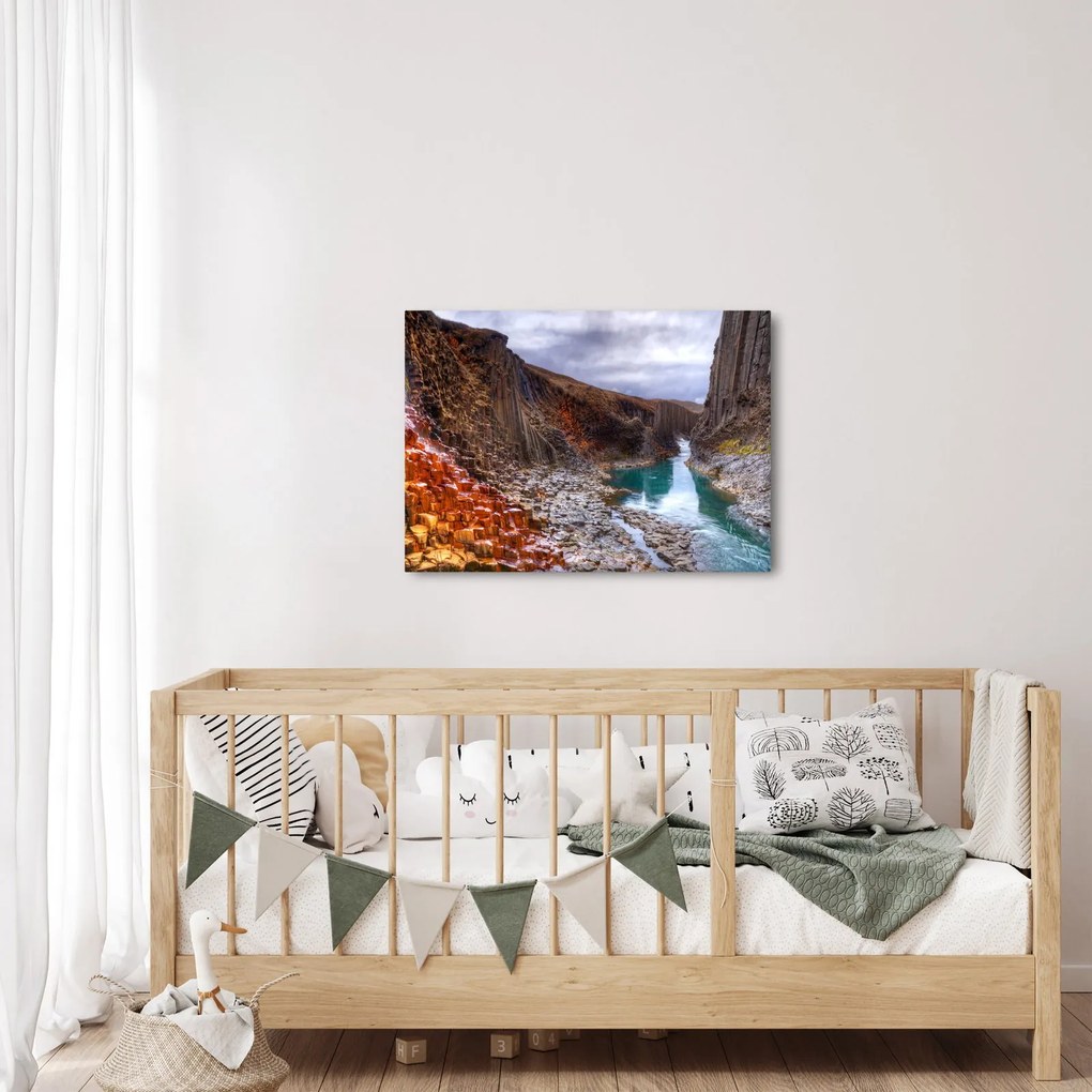 Kép - Studlagil kanyon (70x50 cm)