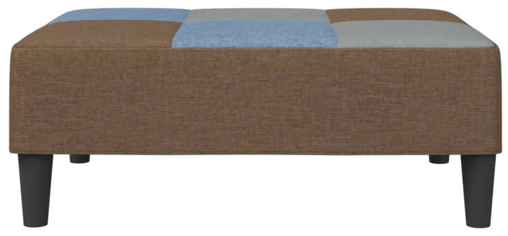 foltvarrott szövet lábzsámoly 77x55x31 cm