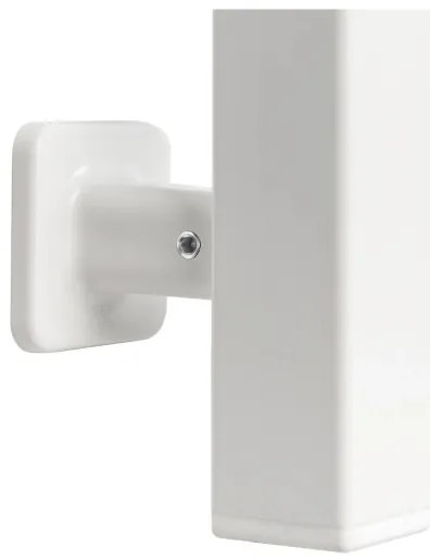 Elektromos törölközőszárító SILOUETTE 187W/230V 101,1 cm IP44 fehér, jobb oldali, szögletes