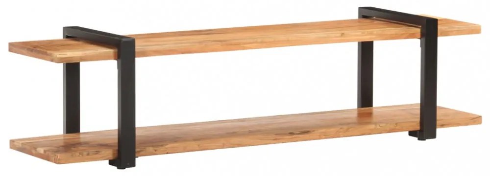 tömör akácfa TV-szekrény 160 x 40 x 40 cm