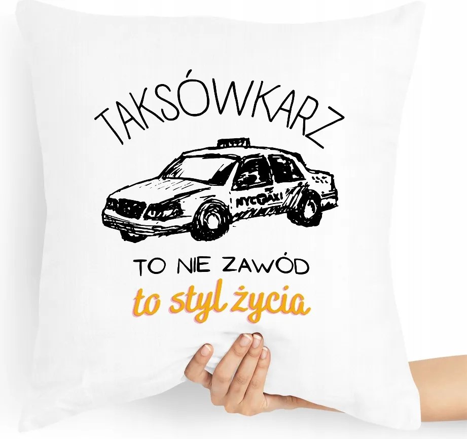 Ajándék Párna A Taxisofőrnek Egy Életstílus, fényképes nyomtatással