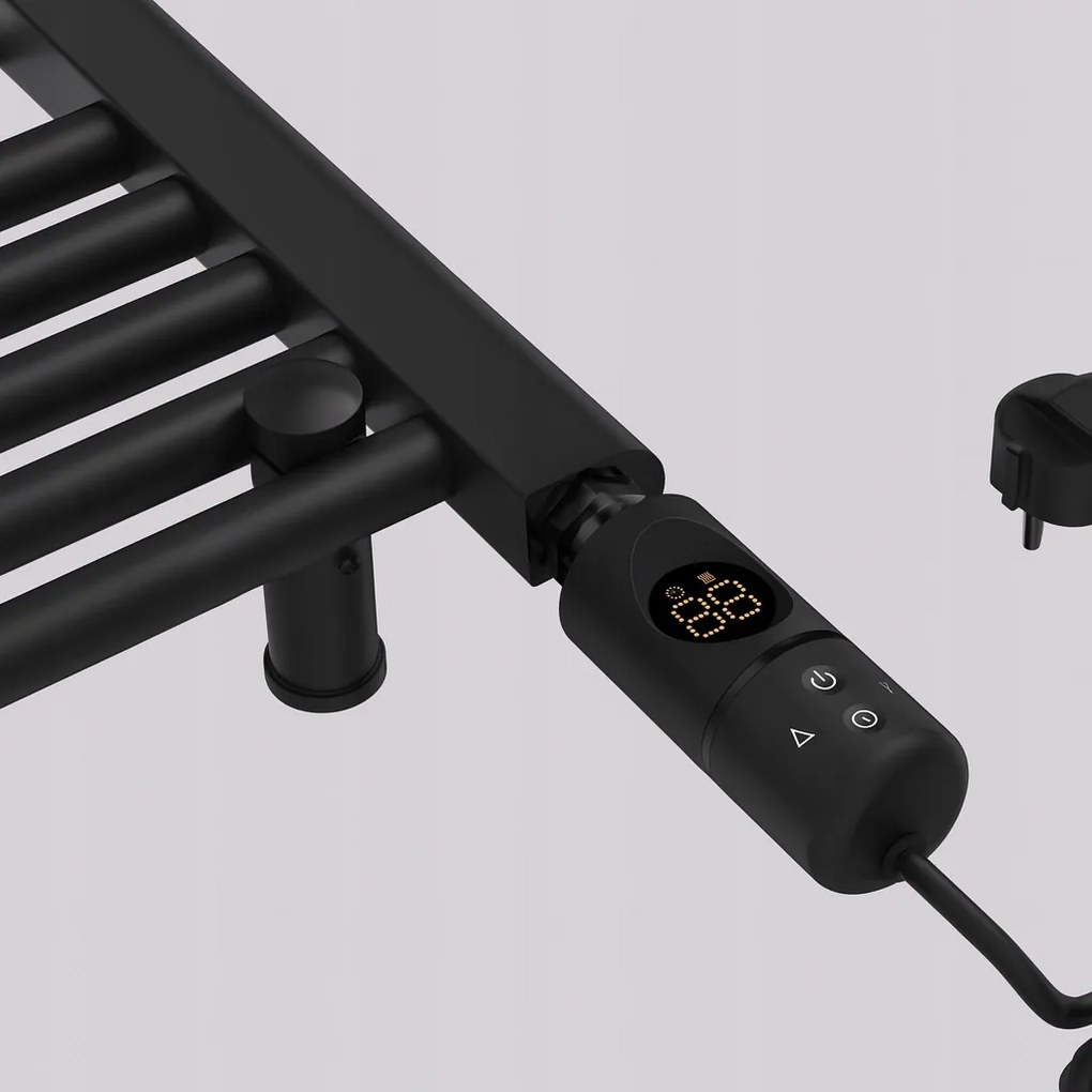 Arceno Elektromos Fürdőszobai Radiátor ZET300WCZM 300W 500 x 400 Fekete Matt