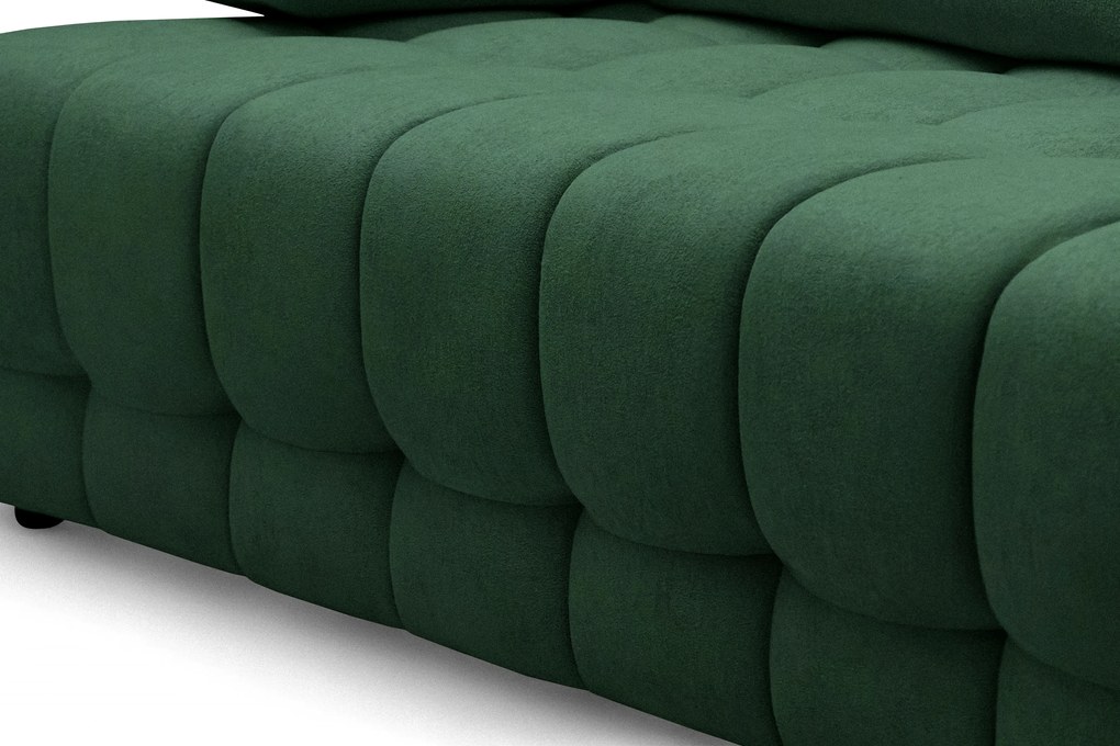 Tuko kinyitható kanapé tárolóval - zöld Freya 210-09 dzsörzé