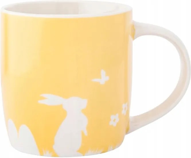 Porcelán bögre füllel Nbc Nyuszi sárga 360 ml