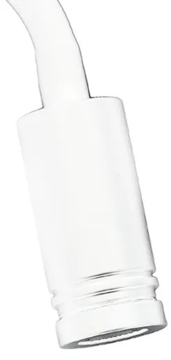 LED flexibilis fali lámpa USB-vel BASE 1xLED/8W+1xLED/2W/230V fehér/ezüst