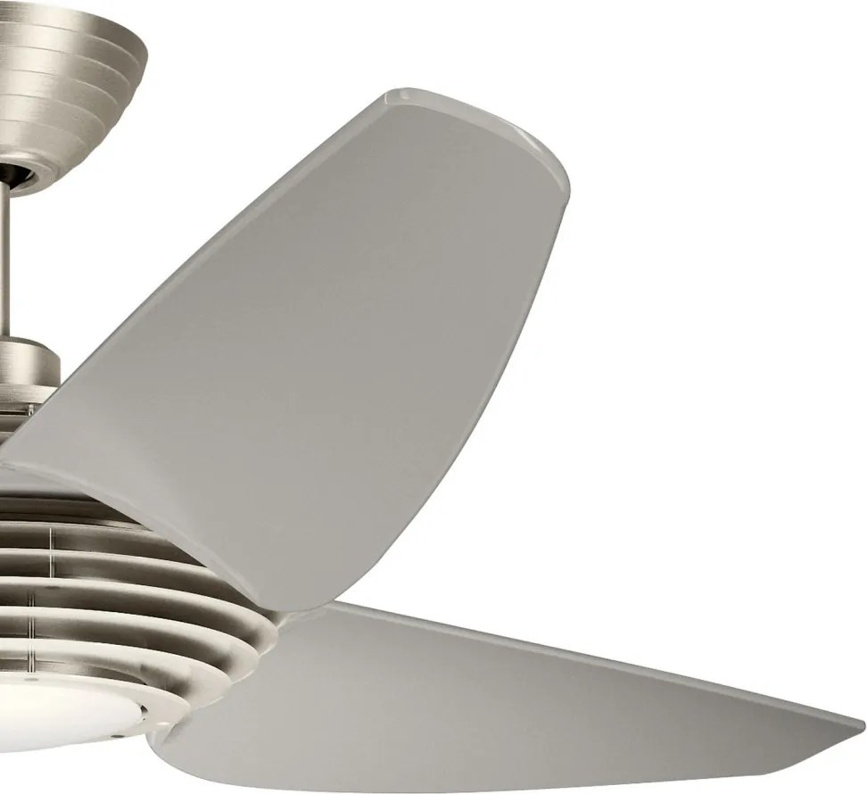 KICHLER KLF-VOYA-60-BS VOYA Ventilátoros lámpa Ezüst, Pezsgő LED IP20