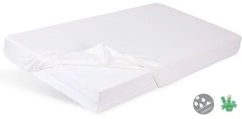Matex Bamboo vízálló lepedő fehér, 90 x 200 x 20cm, 90 x 200 cm