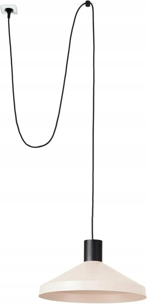 Faro Kombo 400 függeszték lámpa bézs, acél, csatlakozóval, E27, 400 mm