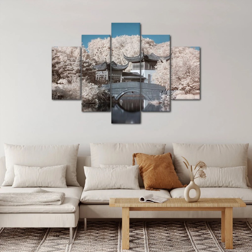 Kép - Virágzó fák Ázsiában (150x105 cm)