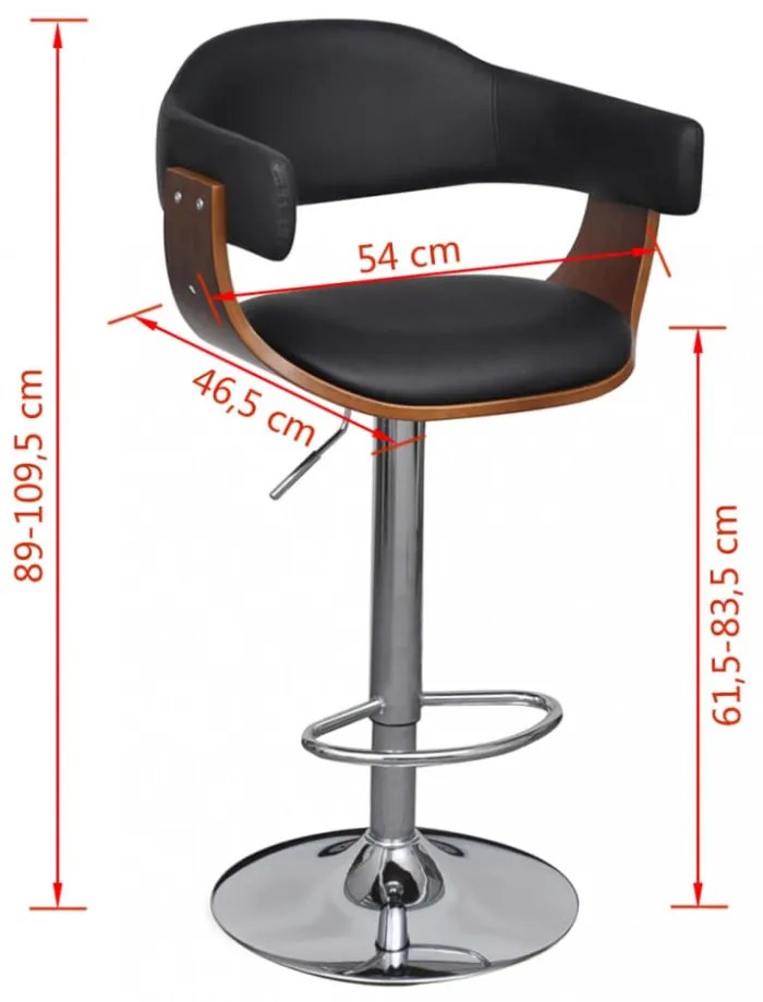 2 db műbőr bárszék