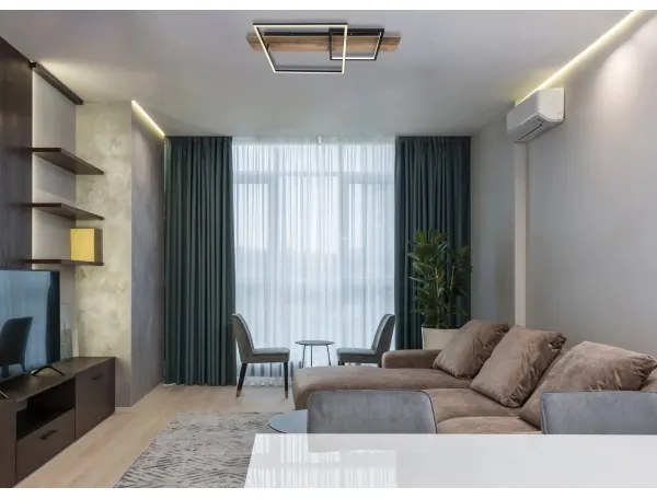 Globo 67289D1 - LED mennyezeti lámpa VANNI LED/24W/230V barna/fekete