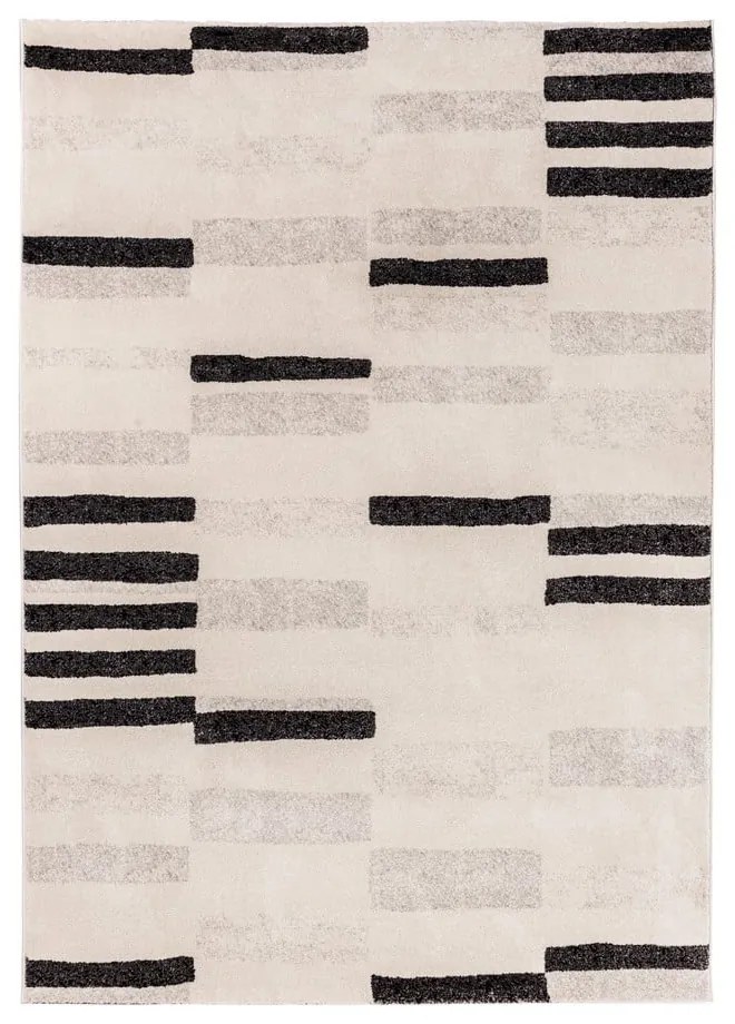 Szürke-krémszínű szőnyeg 140x200 cm Mosaica – Universal