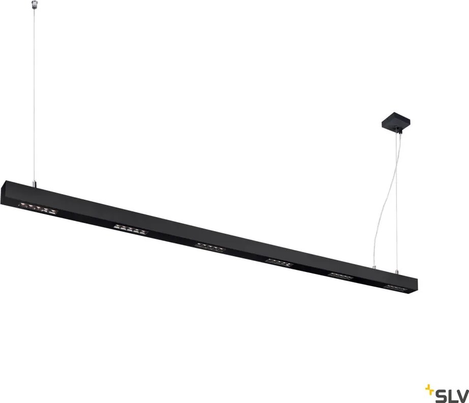 SLV 1000930 Q-LINE Modern Led Függesztett Lámpa Fekete LED IP20