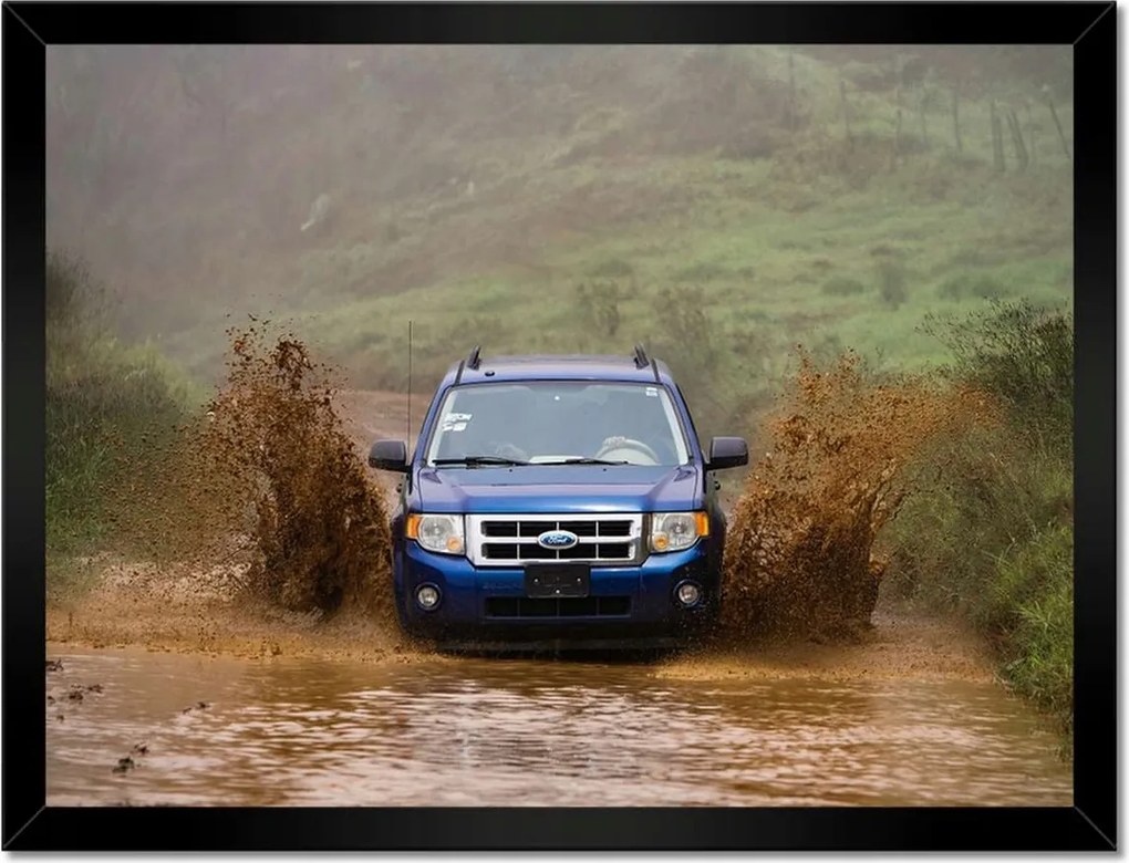 Poszter keretben 40x30 Kék Ford Off-Road